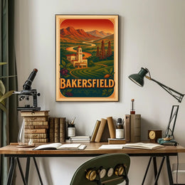 Bakersfield Landscape Poster