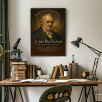 James Buchanan Patriotic Vintage Poster Art Print