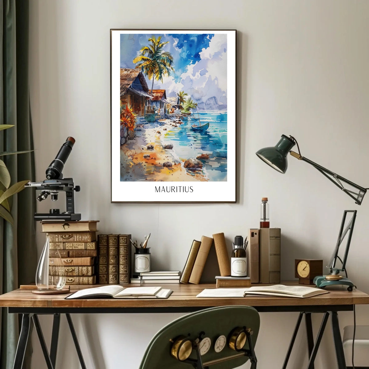 Tropical Paradise of Mauritius Poster