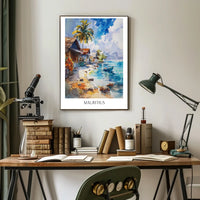 Tropical Paradise of Mauritius Poster