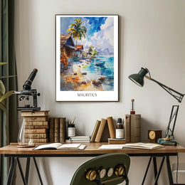 Tropical Paradise of Mauritius Poster