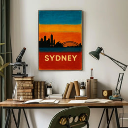 Sydney Skyline Poster
