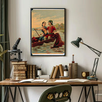 Romantic Boat Ride Poster PosterGoat