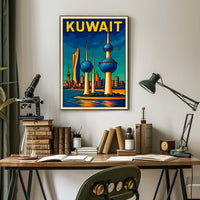 Kuwait Cityscape Poster