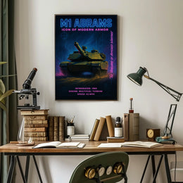 M1 Abrams Icon Of Modern Armor Modern Poster