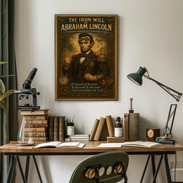 Abraham Lincoln The Iron Will Poster PosterGoat