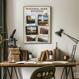 National Park Wonders Poster PosterGoat