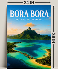 Bora Bora The Jewel of the Pacific Poster PosterGoat
