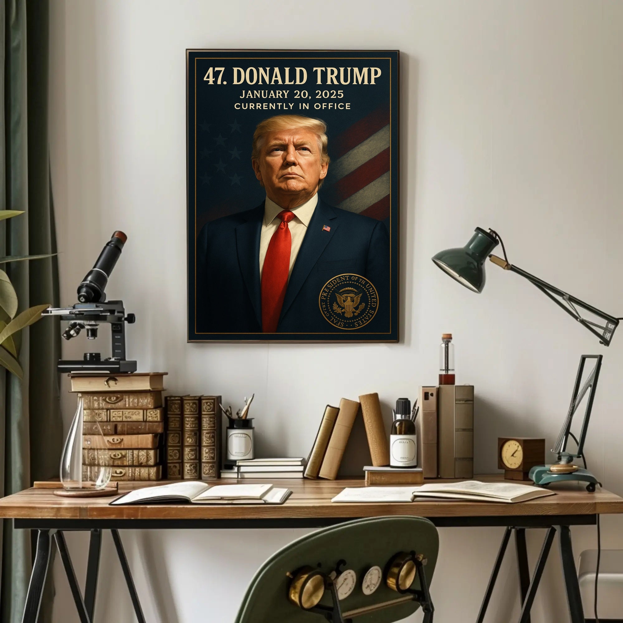 Donald Trump 47th President Political or Propaganda Poster PosterGoat
