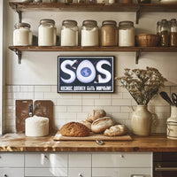 SOS for Peaceful Space Poster