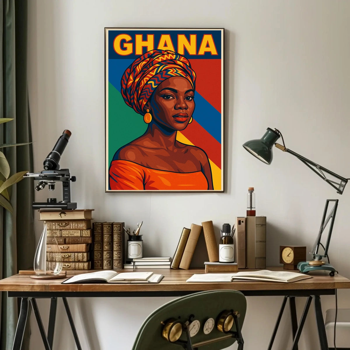 Ghanaian Elegance Poster
