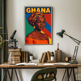 Ghanaian Elegance Poster