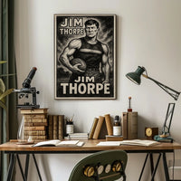 Jim Thorpe Legendary Athlete Poster