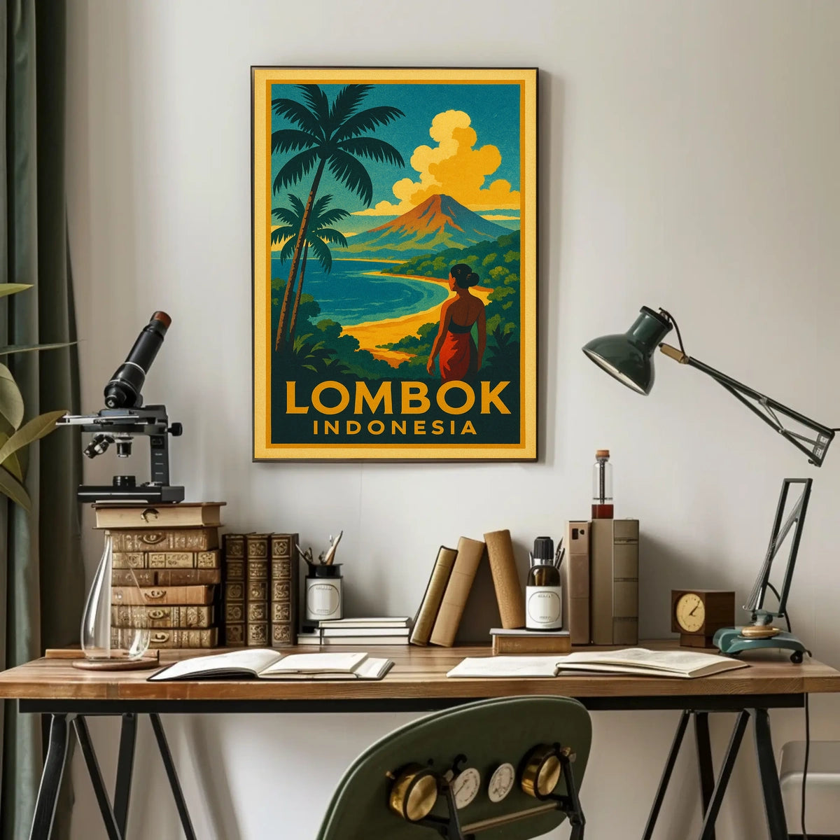 Lombok, Indonesia Poster