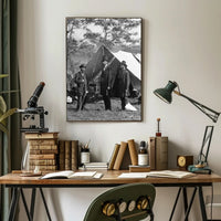 Abraham Lincoln Contemplative Oil Painting Poster Art PosterGoat