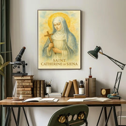Saint Catherine Siena Poster