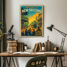 Welcome to New Orleans Poster PosterGoat
