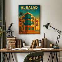 Al Balad The Colorful Old City Poster