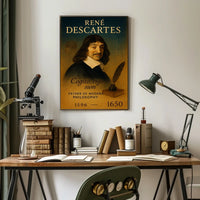 René Descartes Father Of Modern Poster