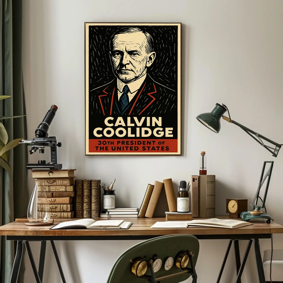 Calvin Coolidge 30th President Poster