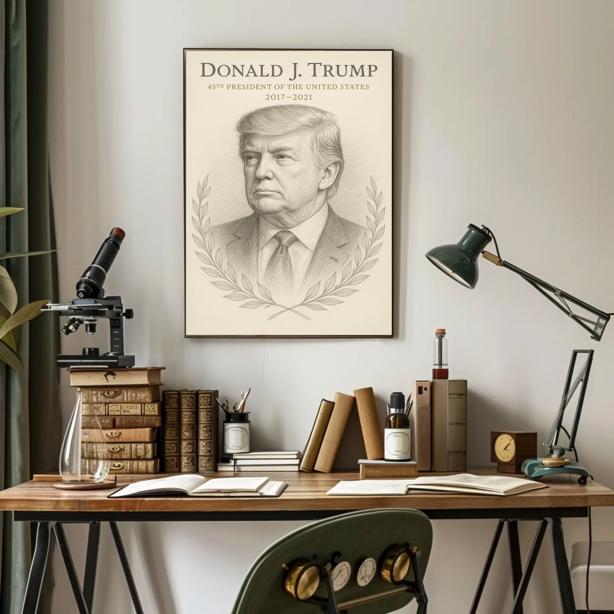 Donald J. Trump 45th President Poster PosterGoat
