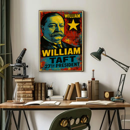 William Howard Taft 27th President of the United States Graffiti Pop Art Poster