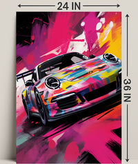 Vibrant Speed Poster