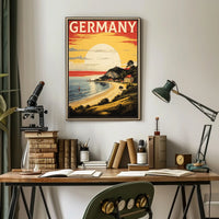 Germany Coastal Landscape Poster
