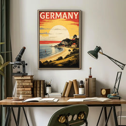 Germany Coastal Landscape Poster