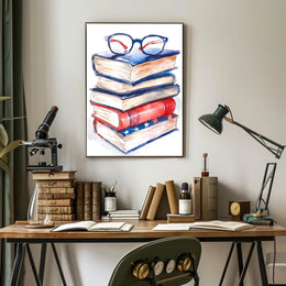 stack of books Poster