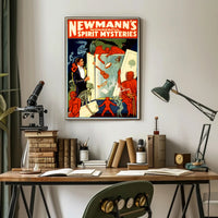 Vintage Magic Show Poster with Mysterious Supernatural Theme Poster