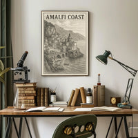 Amalfi Coast Poster Wall Art For Home Decor 18x24 Print