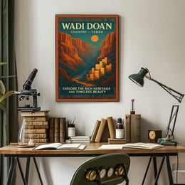 Wadi Doan Explore YemenS Timeless Poster