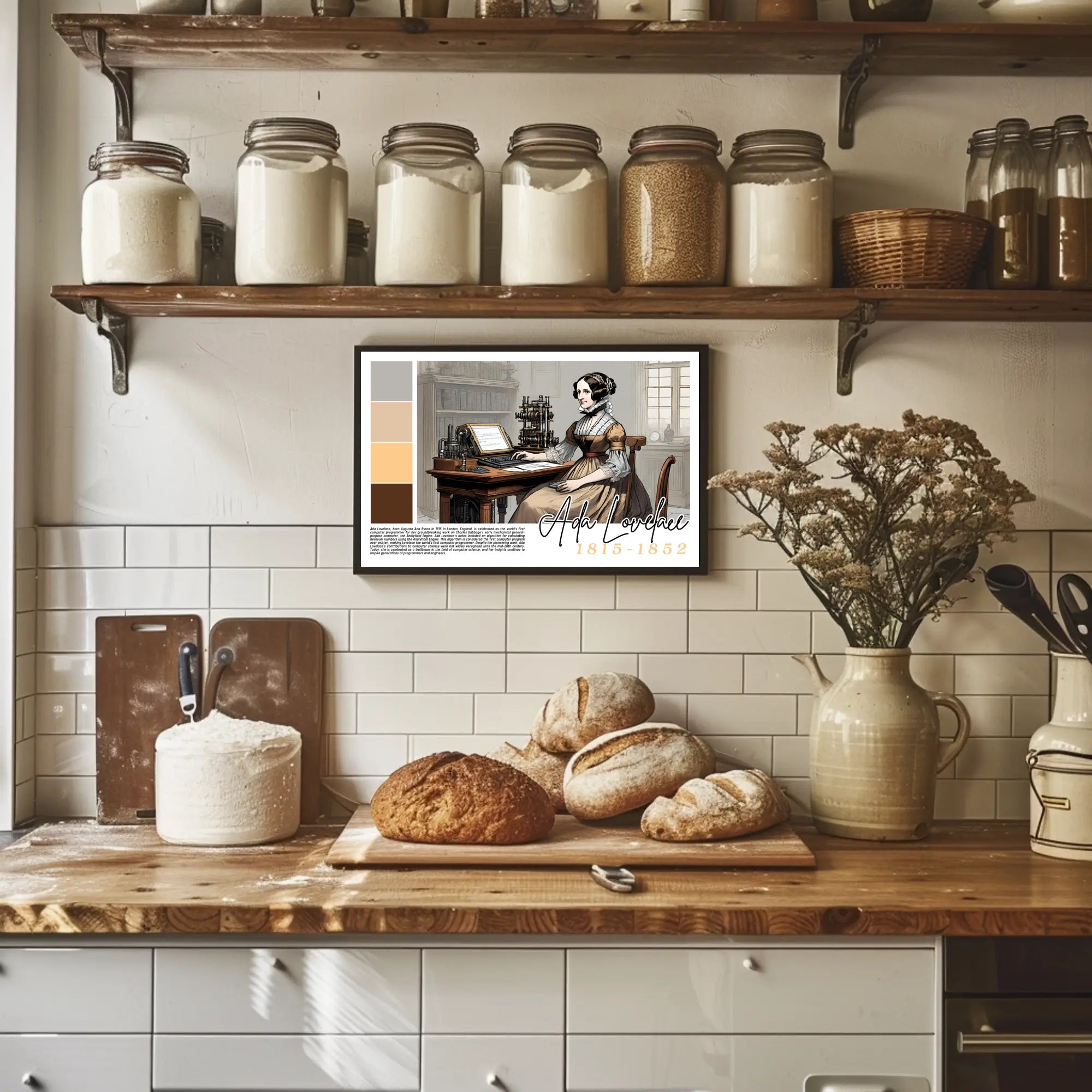 Tribute to Ada Lovelace Poster