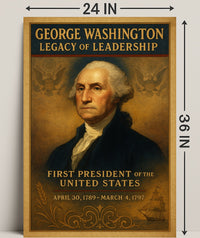 George Washington 1st President Poster PosterGoat