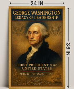 George Washington 1st President Poster PosterGoat