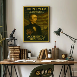Accidental President John Tyler Historical or Presidential Poster