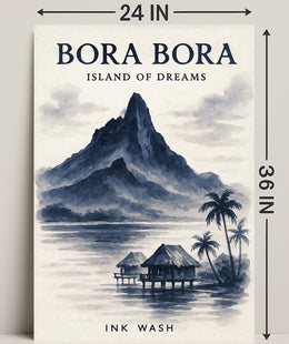 Bora Bora Island of Dreams Poster PosterGoat