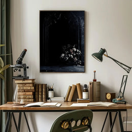 Mysterious Gothic Floral Archway Art Poster - Abstract or Artistic Poster PosterGoat