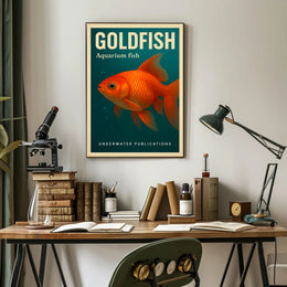Goldfish Aquarium Delight Poster