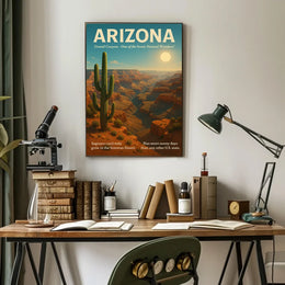 Grand Canyon Arizona Natural Wonder Travel Poster
