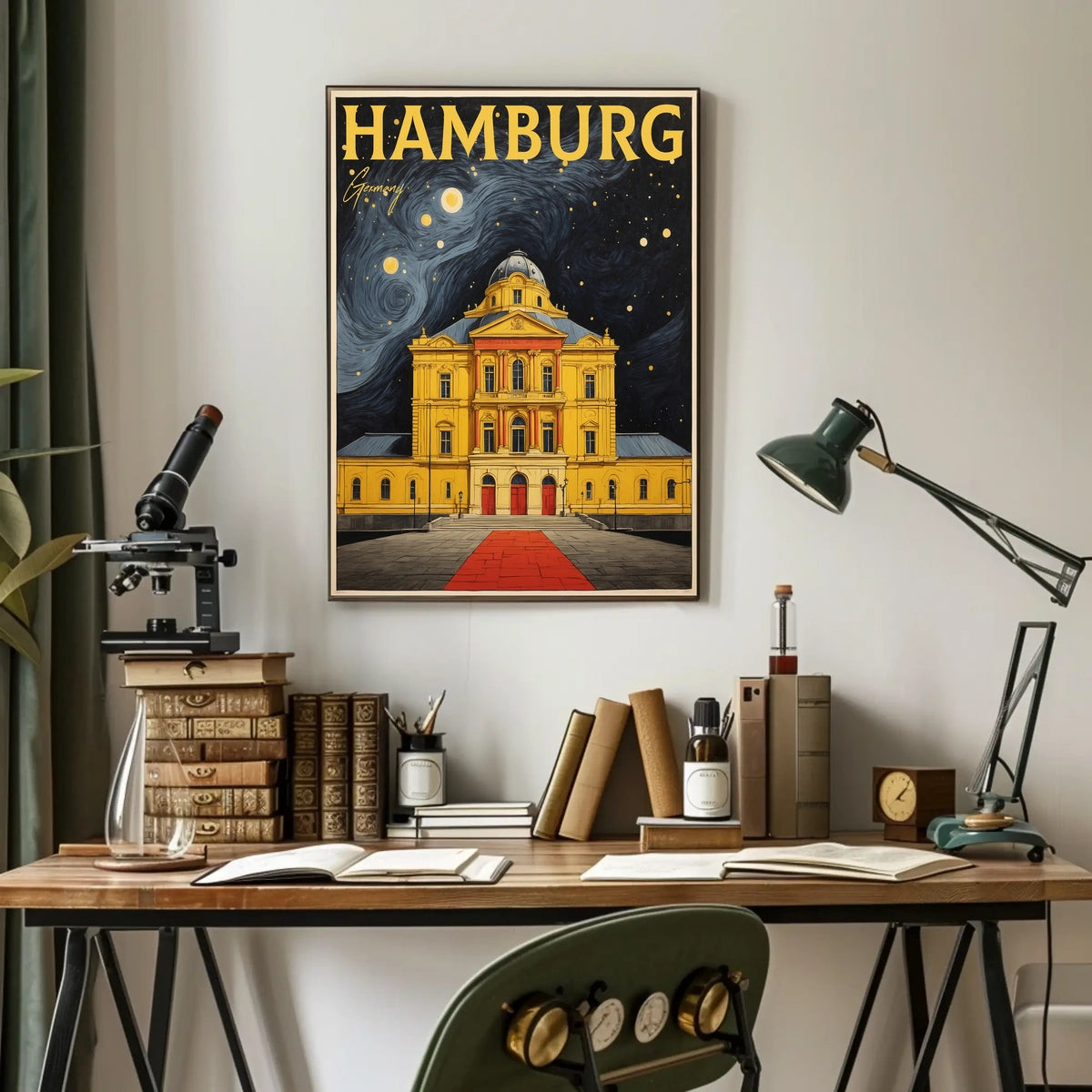 Hamburg Nightscape Poster
