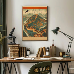 Majestic Great Wall: Enchanting Journey Through Time Poster