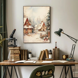 Winter Wonderland Village Poster