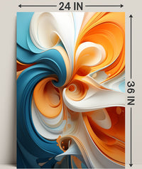 Abstract Swirl Of Colors Abstract Poster PosterGoat