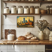Jersey City Skyline Poster