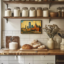 Jersey City Skyline Poster