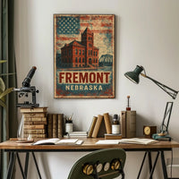 Fremont Heritage Vintage Patriotic Poster