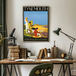 Tynemouth Illustrated Guide Poster