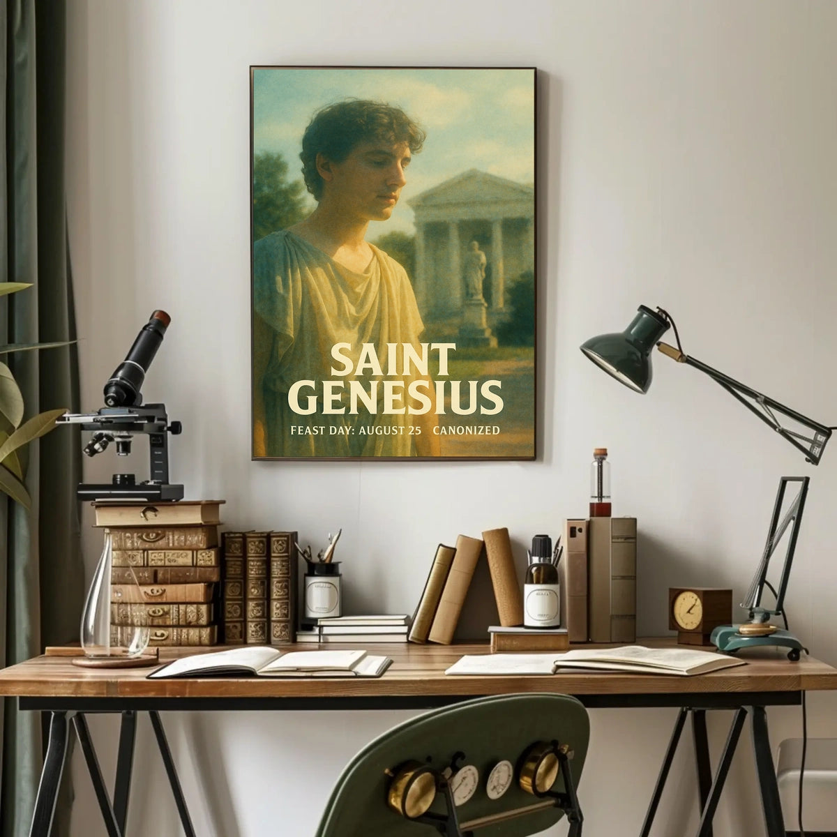 Saint Genesius Poster